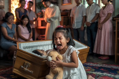 A Mother Drowned and Was Brought Home for Burial — But As They Closed the Coffin, Her 5-Year-Old Suddenly Screamed: “Mom said that’s not her!”