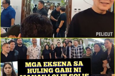 MGA EKSENA SA HULING GABI NG BUROL NI MANAY LOLIT SOLIS! PUNO NG IYAKAN, TAWANAN!