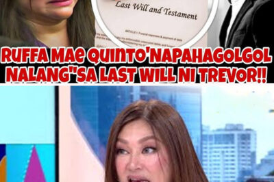 NAKAKAGULAT NA REBELASYON: NAPALUHA SI RUFFA GUTIERREZ MATAPOS BASAHIN ANG HULING HABILIN NI TREVOR—“NAGULAT AKO SA NAIWAN NIYA”