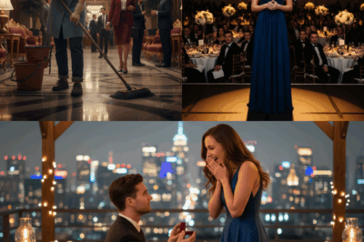 She Was a Cleaner Splashed With Mud. The Woman Who Laughed Had No Idea a Billionaire Was Watching—and About to Change Everything.